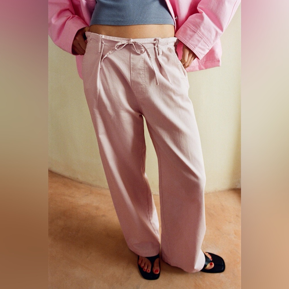 Elegant Pink Women's Pants